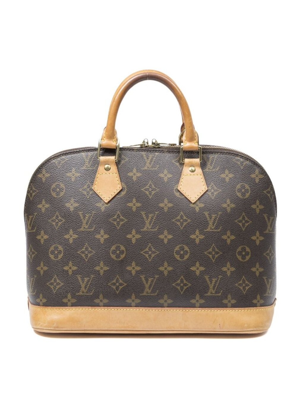 Louis Vuitton Alma Brown Monogram Canvas Handbag